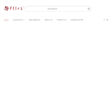 Tablet Screenshot of flirtfashionstore.com